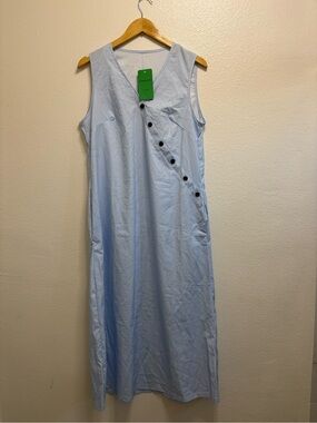 macy's linen-blend halter midi dress I.n.c. International Concepts Women's Sleeveless V-Neck Linen-Blend Midi Dress, Macy's Exclusive